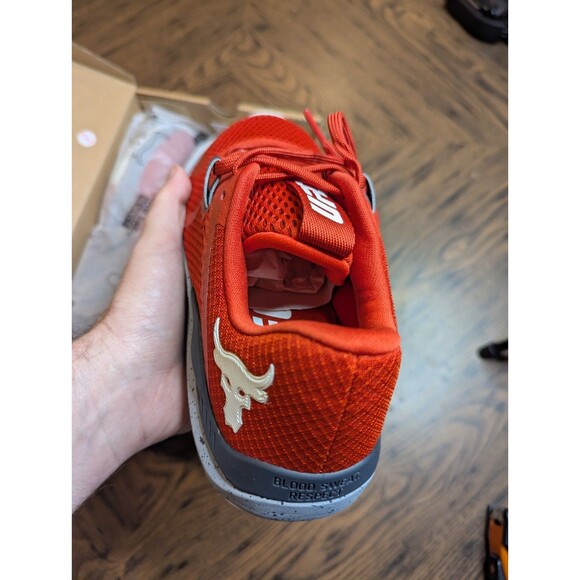 Under Armour Project Rock x UFC BSR 2 Mens Sz 6.5 Red Training Shoes 3025081‑601 main image 5